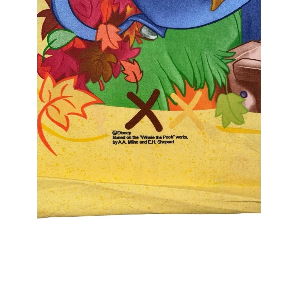 VTG 90s Disney Winnie The Pooh Reversible Comforter Cover Duvet Twin Size